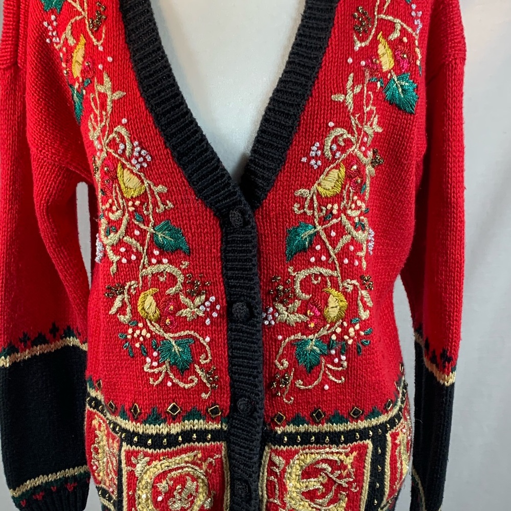 Tiara Int’l Christmas Cardigan